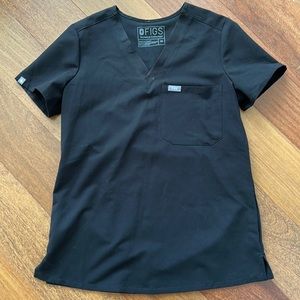 black catarina one-pocket scrub top